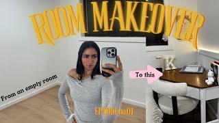 ASTHETIC ROOM MAKEOVER EPISODE 1~ Pinterest inspired room transformation!