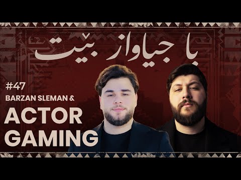 Barzan Sleman with Actor gaming at MIM & Zebaz Podcast 🎙️
