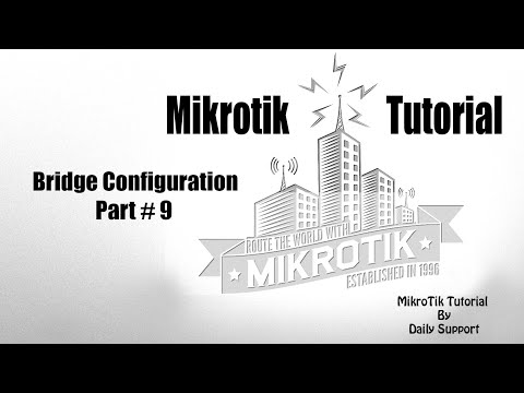 MikroTik Tutorial# 9- MikroTik Bridge Configuration | Create A Bridge On Mikrotik | Mikrotik Switch