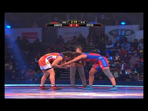 PWL 3 Day 17: Sarita Mor Vs Geeta Phogat at Pro Wrestling League season 3| Highlights