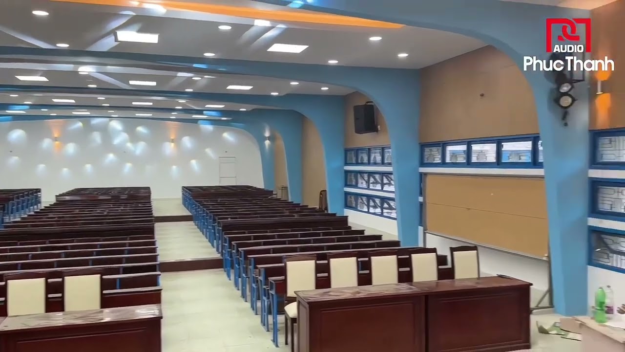  Hệ thống âm thanh hội trường tại Trường Đại Học Quy Nhơn