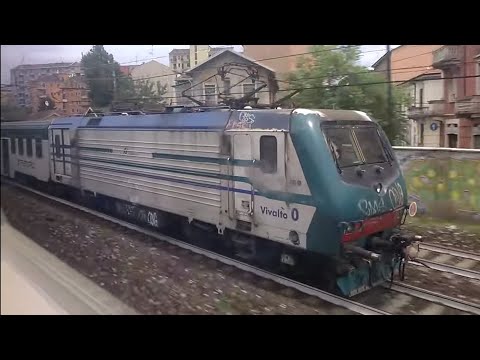 Marcia parallela con E464 241 Vivalto+8 piano ribassato - 16/06/2016