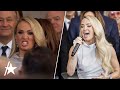 Carrie Underwood SINGS A Cappella At Donald Trump Inauguration After Music FAILS