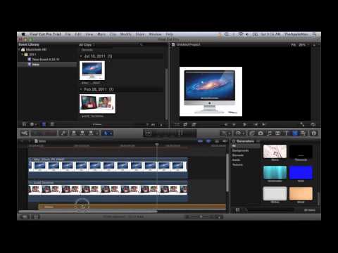 comment monter avec final cut pro x