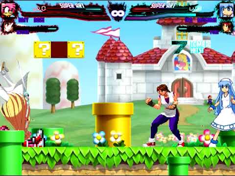 Mugen Request Amy Rose & Asuna Vs Ika Musume & Yuri