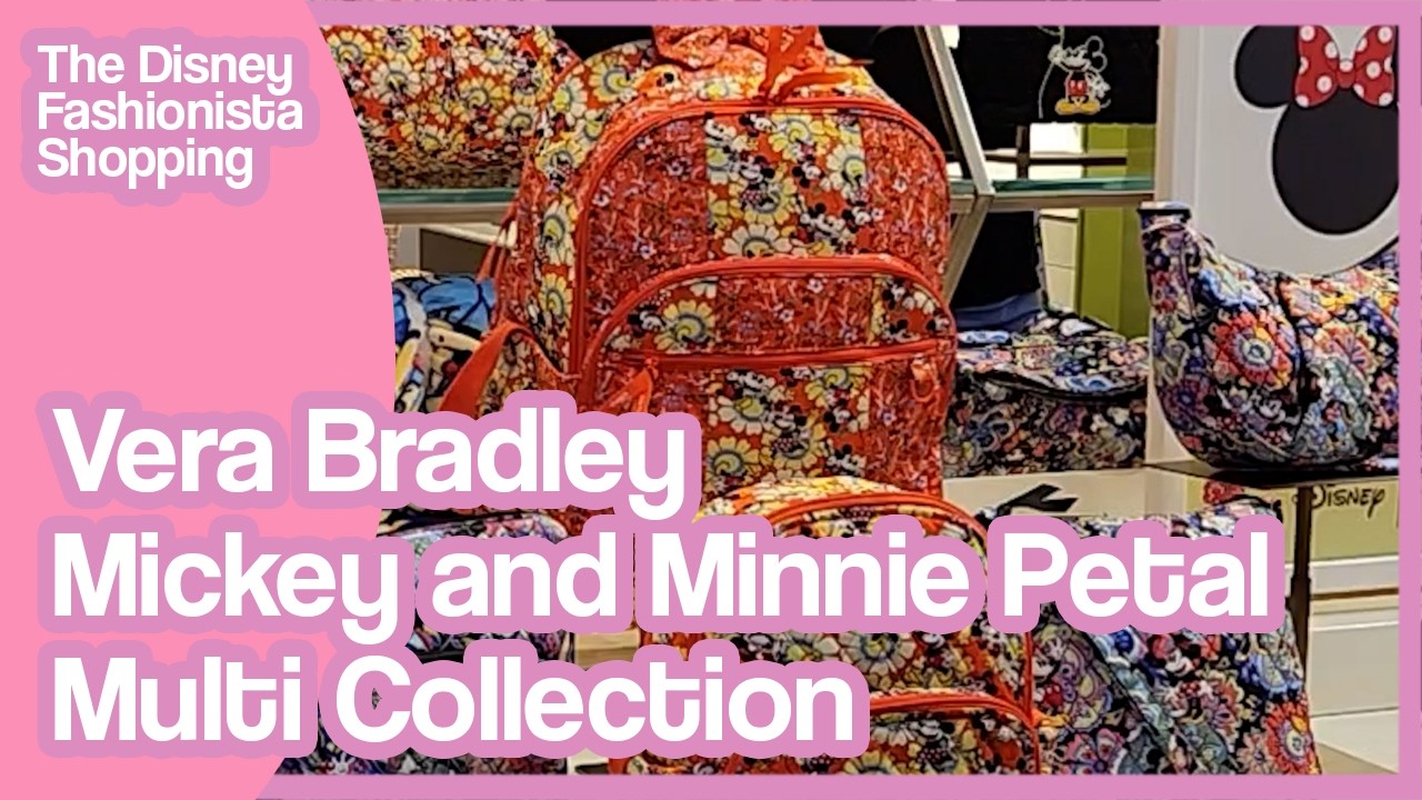 Vera Bradley Mickey and Minnie Petal Multi collection!