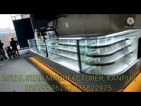 Corian display counter for bakery