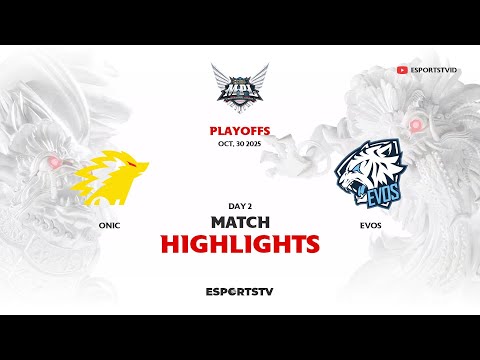ONIC vs EVOS HIGHLIGHTS MPL ID S16 PLAYOFFS | EVOS VS ONIC ESPORTSTV