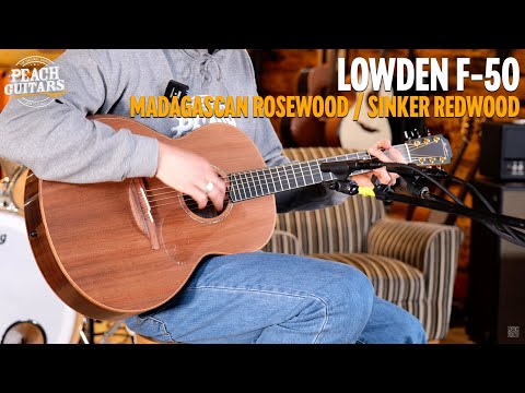 Lowden F-50 | Madagascan Rosewood - Sinker Redwood image 11