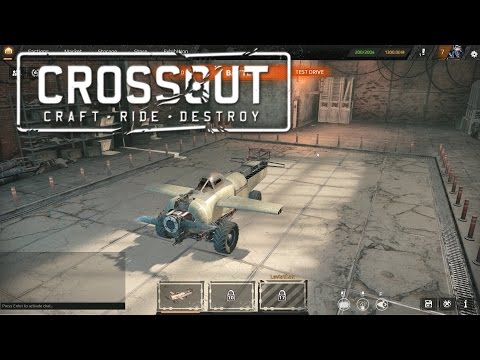 Crossout Closed Beta (Let's Play | Gameplay) Episode 2: Fighter Plane and [WIP] Motorcycle