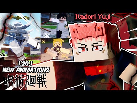 Jujutsu Kaisen Animation in Minecraft 1.20.1!