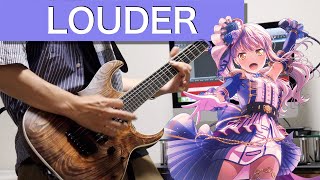 Roselia 「LOUDER」 ギター 弾いてみた Guitar cover 【Bang Dream!/バンドリ！】