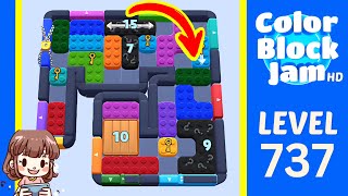 Soluzione del Livello 737 di Color Block Jam