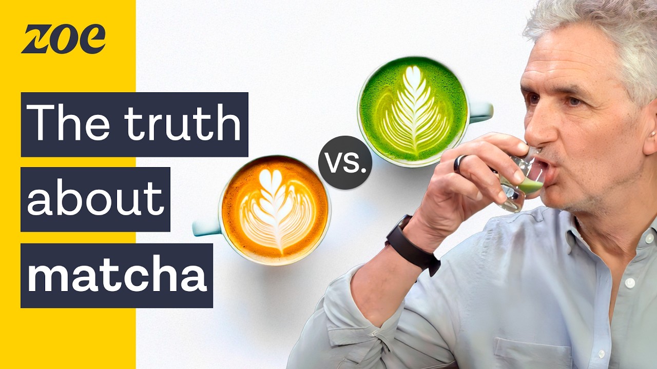 Matcha, coffee and green tea: which is healthiest? with Prof. Tim Spector and Chef Andrew Kojima