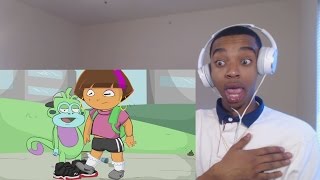LATINA STEPS ON BRED 11s! Ghetto Dora REACTION! NORA THE EXPLORAH