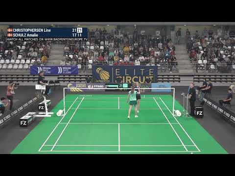 Match point - Line Christophersen vs Amalie Schulz - WS, Final - Nantes Int. 2024