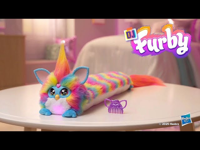Vídeo relacionado con Furby DJ Furblets, Peluche de Juguete Rain-Bow-Kat