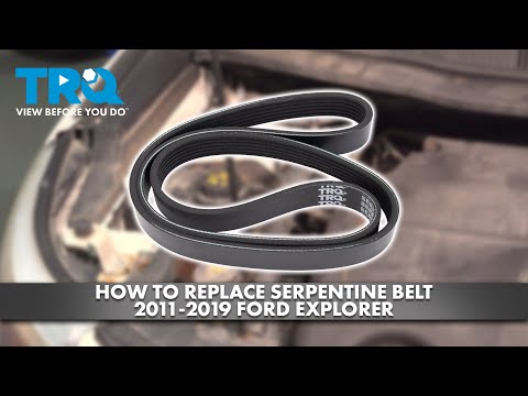 How to Replace the Serpentine Belt on a 2014-2019 Ford Explorer (Drive