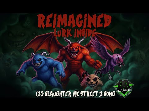 123 SLAUGHTER ME STREET SONG 2 REMAKE! (RUN OR HIDE, THE SEEKER IS BEHIND) LYRIC VIDEO - (FAN SONG)