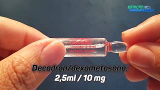 Dicas de Enfermagem: Entendendo a representação da Ampola de Decadron!