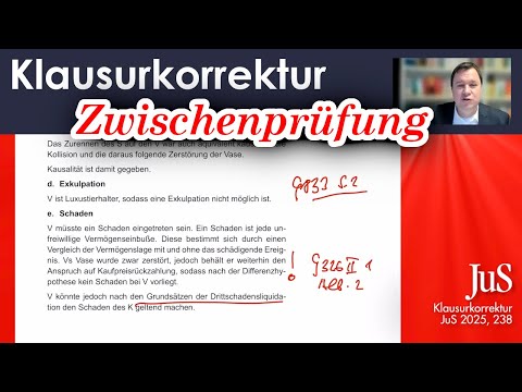 Klausurkorrektur in der Zwischenprüfung - Tipps direkt vom Prüfer
