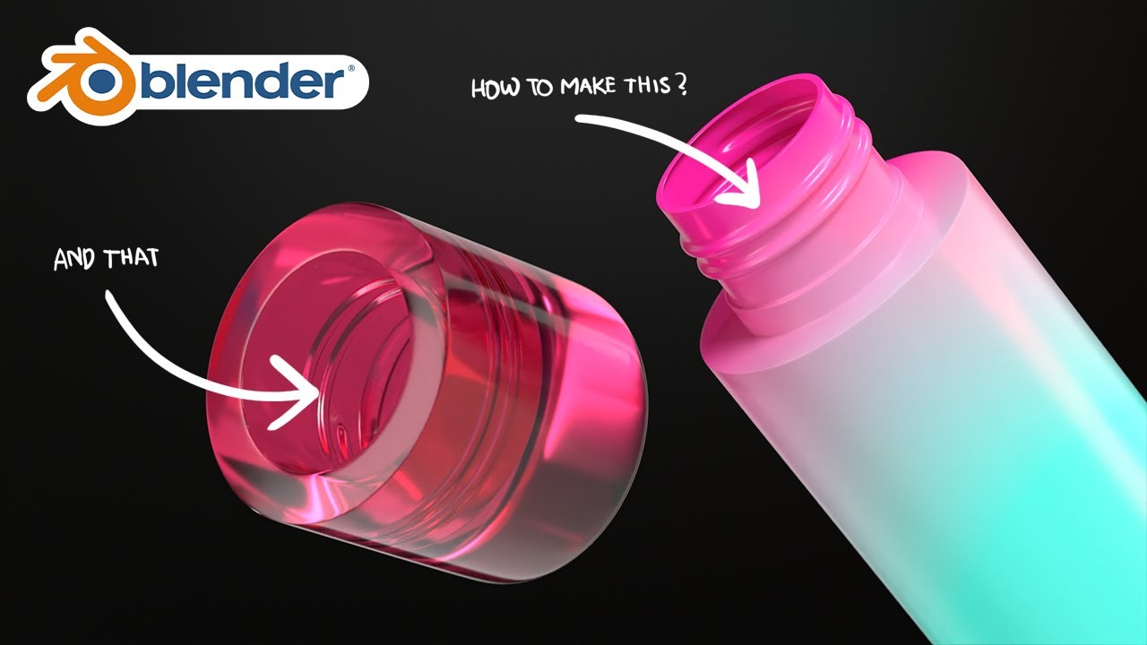 Blender - Bottle Thread Lid Modeling Tutorial
