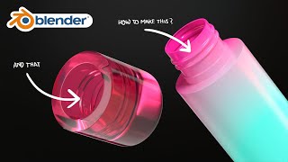 Blender - Bottle Thread Lid Modeling Tutorial