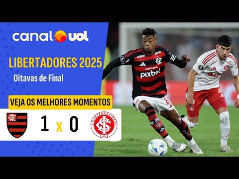 BRUNO HENRIQUE DECIDE E FLAMENGO SAI NA FRENTE CONTRA INTERNACIONAL NA LIBERTADORES; VEJA OS LANCES