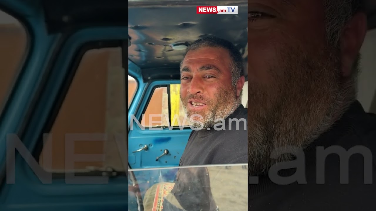 Сторонник правящей партии намеренно прикрыл плакат с изображением лидера «Сильной Армении»