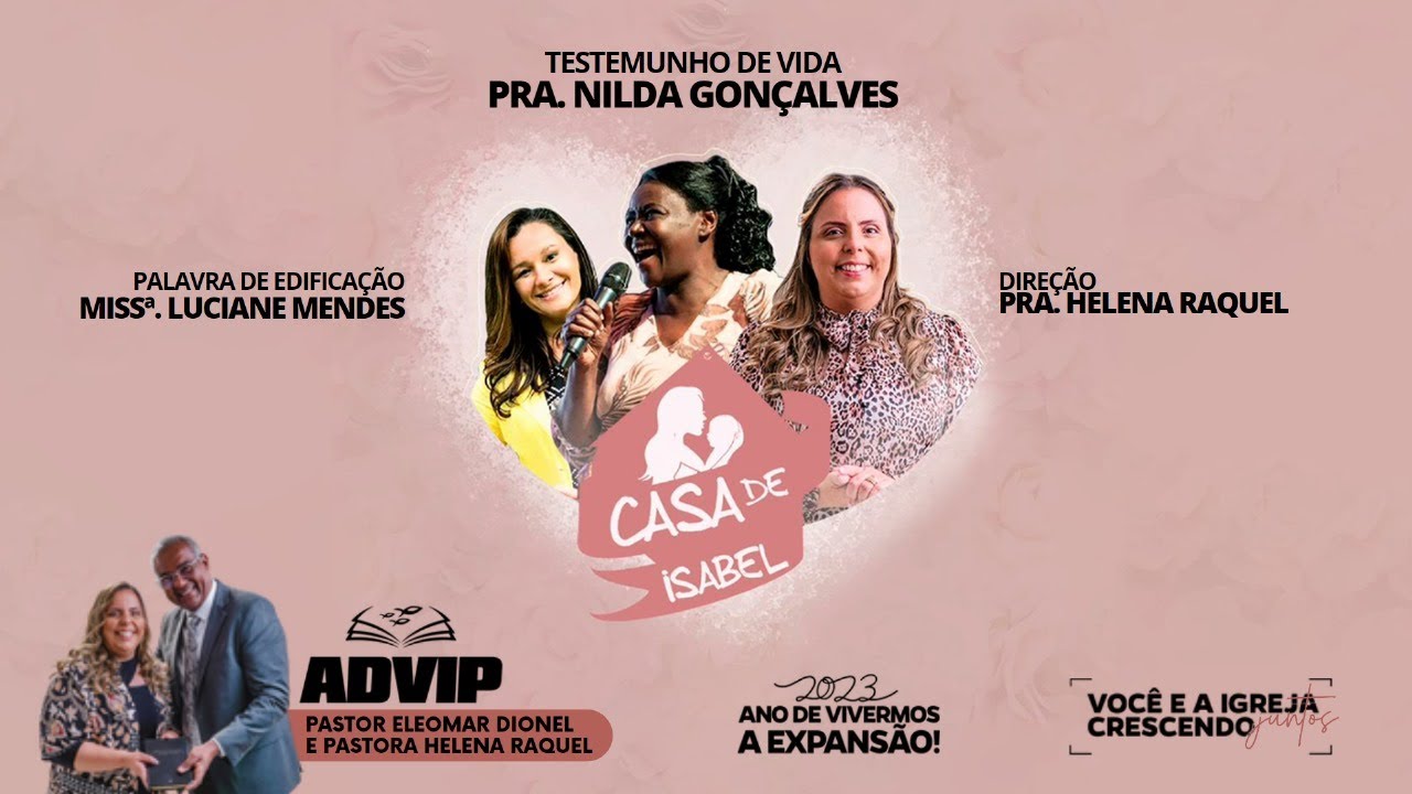 Casa de Isabel | Testemunho de Vida - Pra. Nilda Gonçalves
