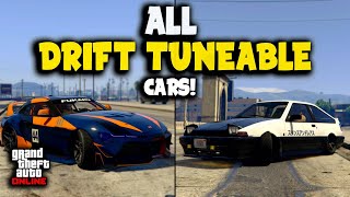 All Drift Tunable Cars Guide! | GTA Online