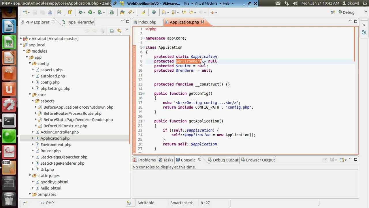 Aspect Oriented Programming (AOP) with PHP