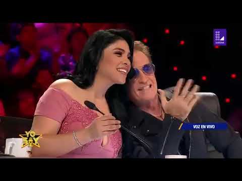 Emmanuel quedó muy sorprendido por la excelente interpretación de su imitador