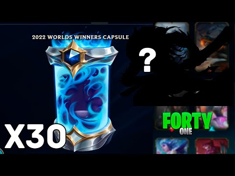 OPENING 30 DRX CAPSULES | FORTYONE