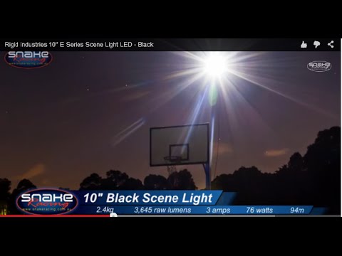 Rigid industries 10" E Series Scene Light LED - Black Housing