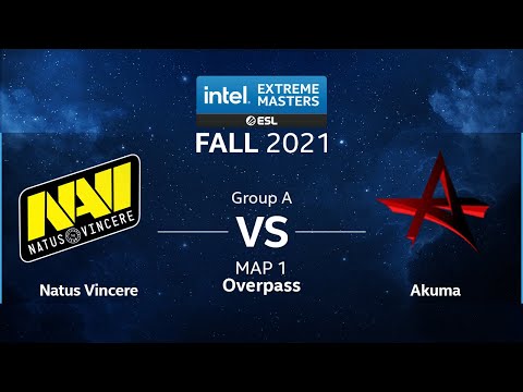 CS:GO - Natus Vincere vs. Akuma [Overpass] Map 1 - IEM Fall 2021 - Group A - CIS