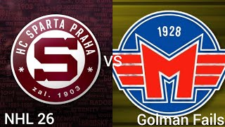 HC Sparta Praha vs Banes Motor České Budějovice | Golman Fails (NHL 26 / PS5)