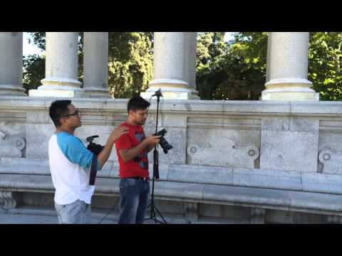 MAURICIO RIVERA - Fotos para la revista Elenco junto a Naela en España