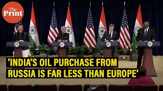 ‘India’s monthly oil purchase from Russia is l
