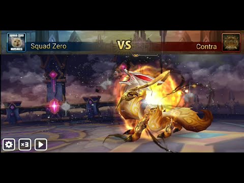 EU Siege Battle Tournament Round 3- Quarter Finals: Squad Zero vs Contra (Summoners War)