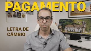 Pagamento da letra de câmbio