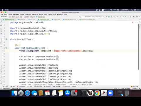 Compile Time Dependency Injection - Dagger