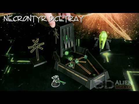 Necrontyr 3D-printable Dicetray