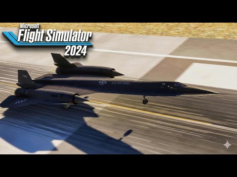 SR-71 Blackbird Takeoff & Landing in MSFS 2024 | Blackbird Simulations