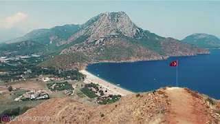 Adrasan Koyu  Antalya  Drone Hava Çekimi  Yürüy