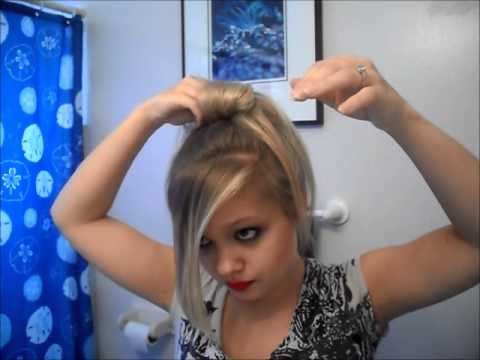 How I Do My Sock Bun-WITHOUT A SOCK!