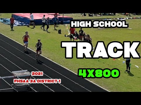 2021 FHSAA 3A District 1 Boys 4x800m