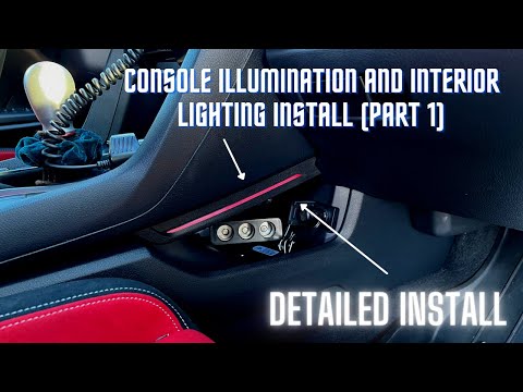 Installing OEM Console Illumination And Footwell Lighting Into Type R (PART 1)