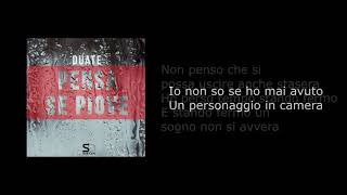 Testo - Pensa Se Piove (2013) - Tedua