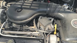 PT3 95 Cadillac Sedan DeVille valve cover spark plugs and wires swap.